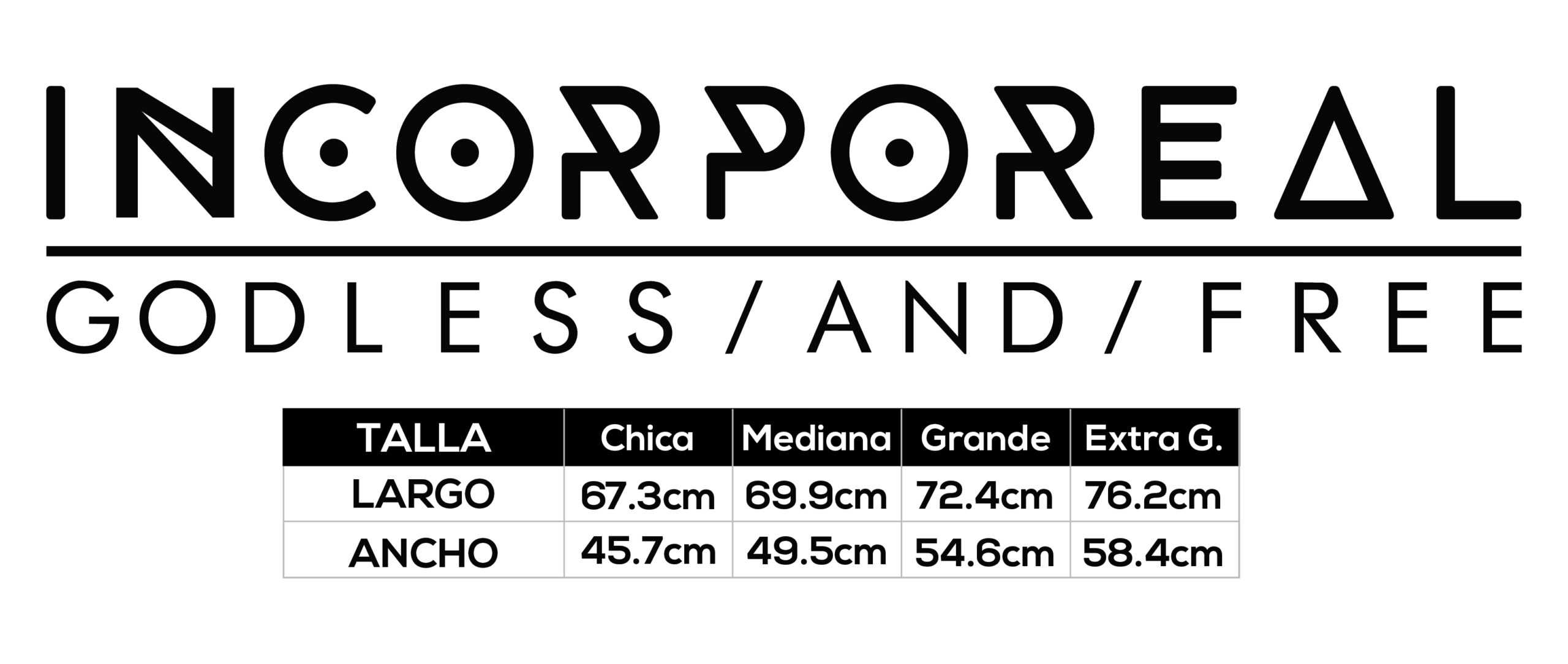 T-Shirt Size Chart